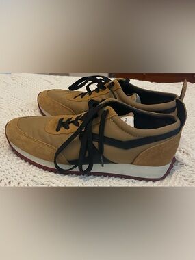 Rag & Bone Retro Recycled Sneakers in Mustard (Size 38.5)